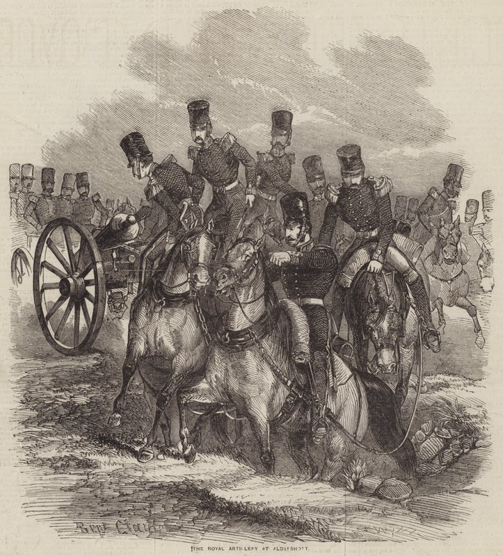 Aldershott Kraliyet Topçu by B. Clayton