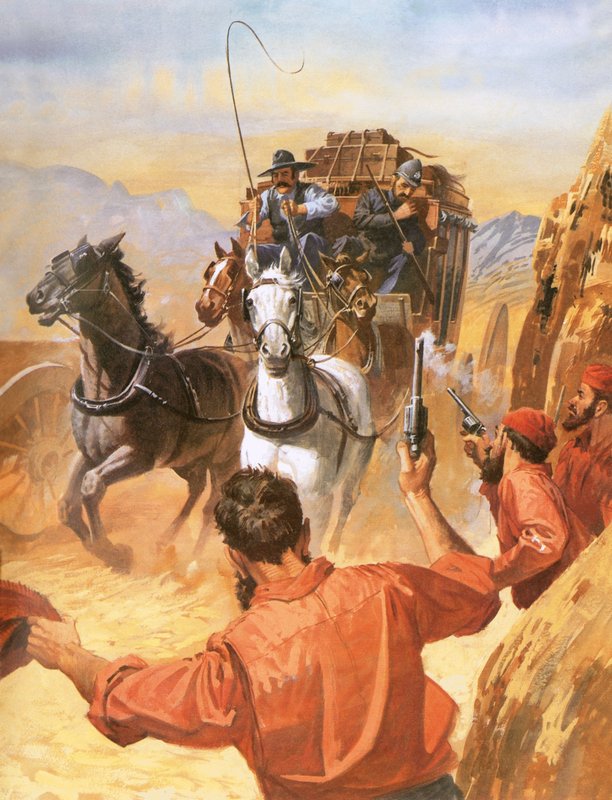 Avustralya posta arabası haydutlar tarafından saldırıya uğradı by Barrie Linklater