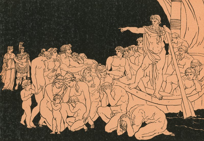Charon ve Hayaletler by Bartolomeo Pinelli