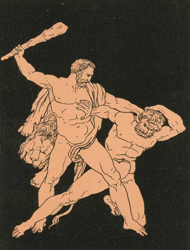 Herkül ve Cacus by Bartolomeo Pinelli