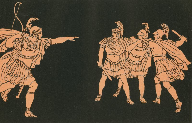 Nisus ve Euryalus by Bartolomeo Pinelli