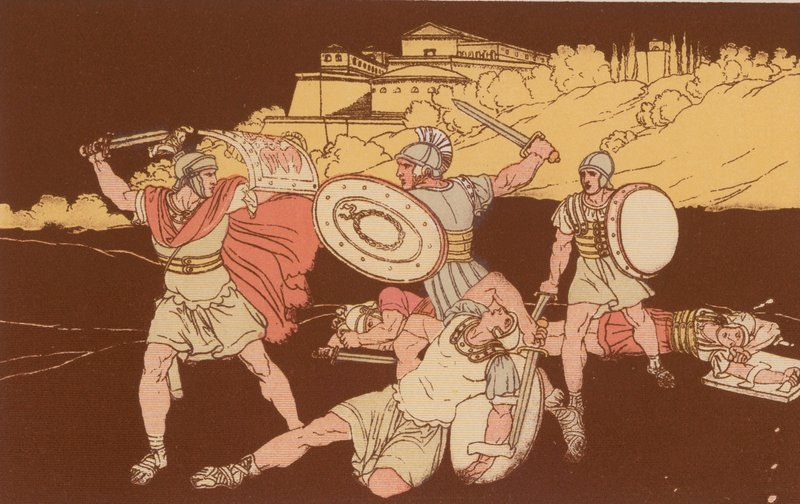 Horatii na Curiatii by Bartolomeo Pinelli