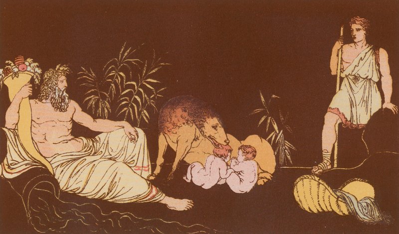 kurt ve ikizler by Bartolomeo Pinelli