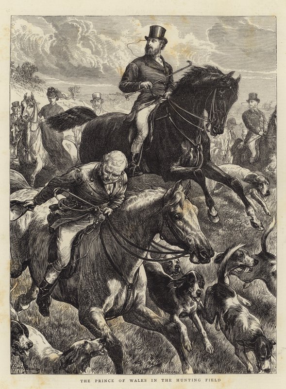 Galler Prensi Av Alanında by Basil Bradley