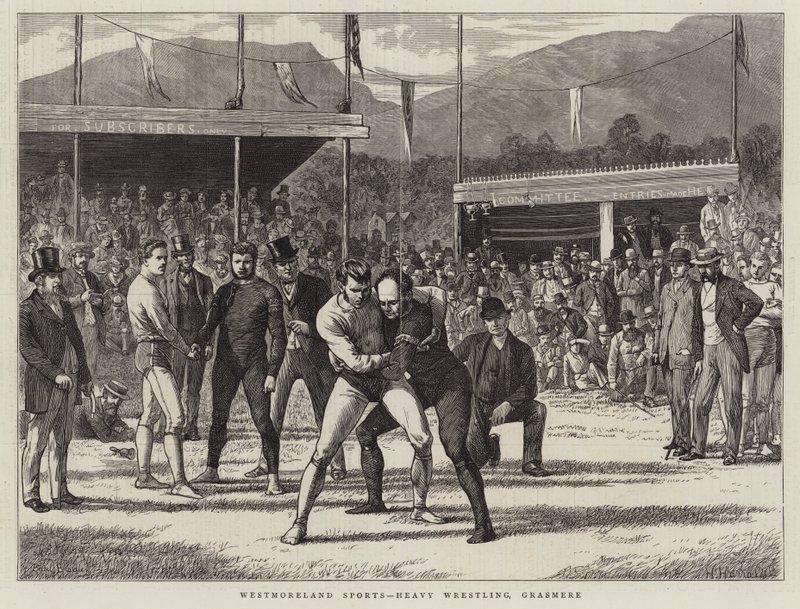Westmoreland Sporları, Ağır Güreş, Grasmere by Basil Bradley
