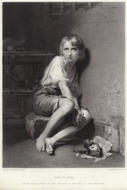 Tapınakta Louis XVII by Belgian School