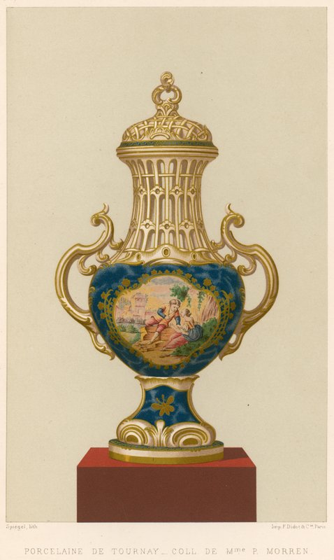 Tournay Porselen by Belgian School