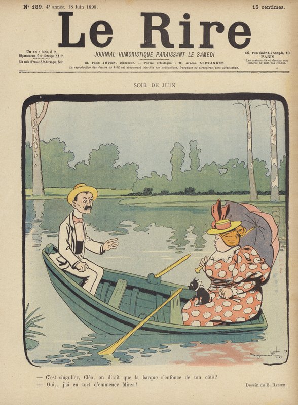 Le Rire için İllüstrasyon by Benjamin Rabier