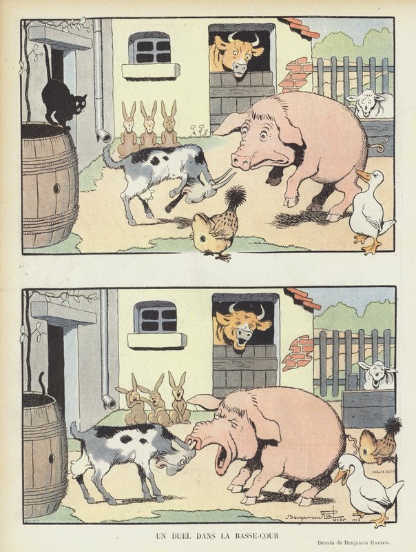 Le Rire için İllüstrasyon by Benjamin Rabier