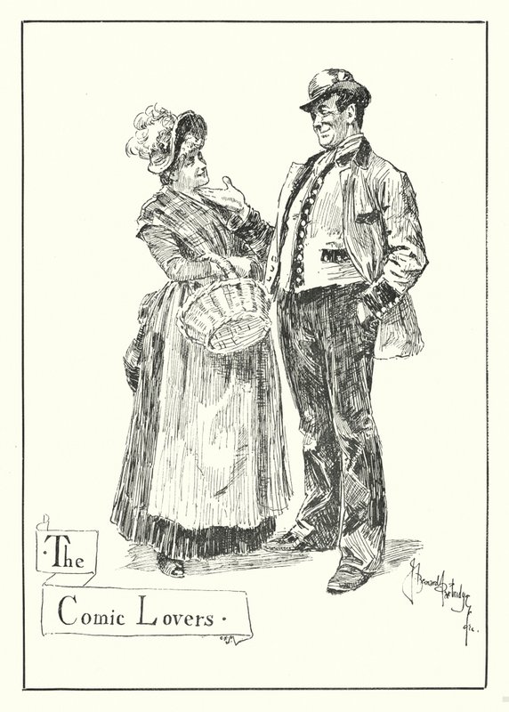 Komik Aşıklar (gravür) by Bernard (after) Partridge