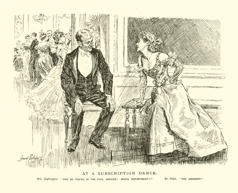 Abonelik Dansında by Bernard Partridge