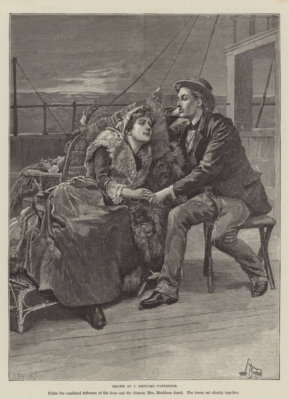 The Crusade of the Excelsior, by Bret Harte engraving by Bernard Partridge