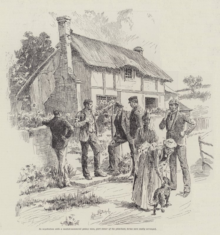 Bir Tekne Evinin Garip Maceraları, William Black by Bernard Partridge