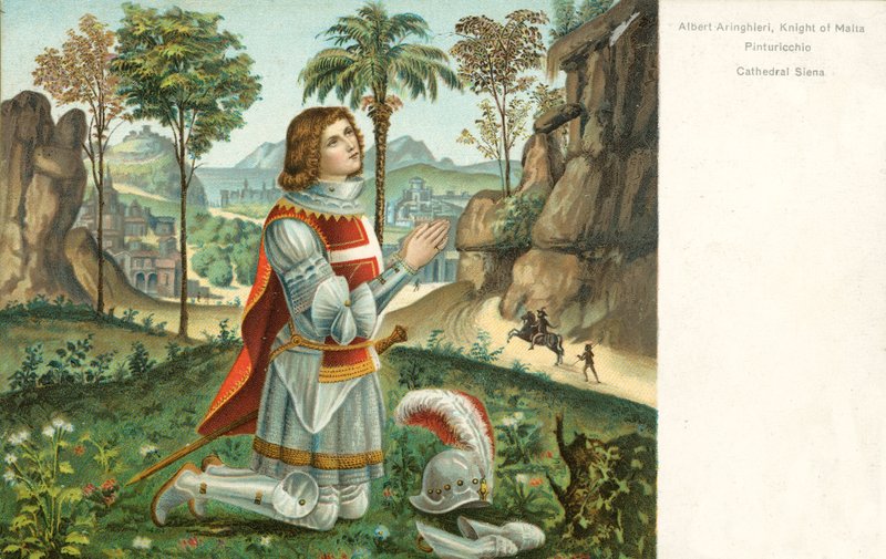 Albert Anringhieri, Malta Şövalyesi, Pinturicchio by Bernardino di Betto Pinturicchio