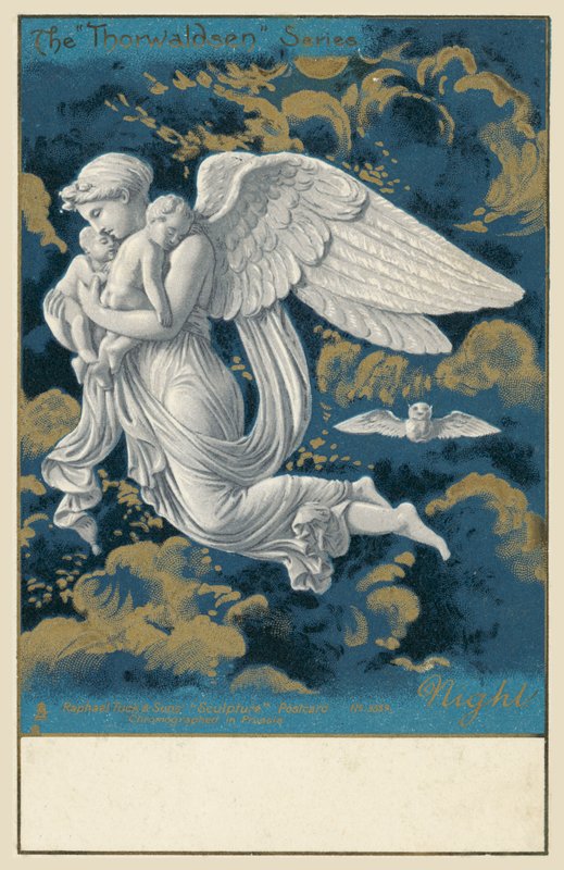 Gece (renkli taş) by Bertel (after) Thorvaldsen
