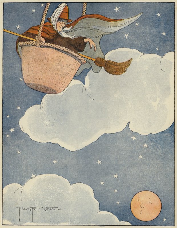 Sepete Atılan Yaşlı Kadın by Blanche Fisher Wright