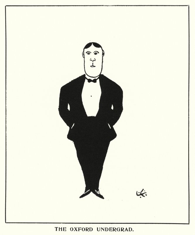 Oxford Quips: Oxford Undergrad (lito) by Bohun Lynch