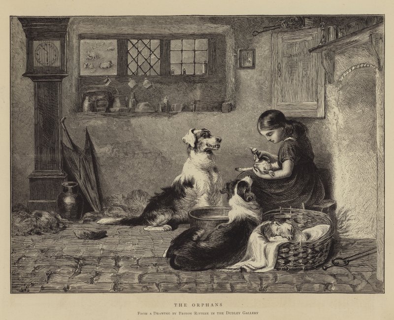 yetimler by Briton Riviere