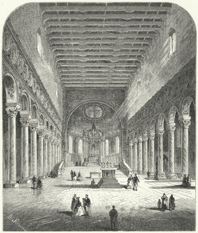 Classe, Ravenna'daki SantApollinare Bazilikası by Bruno Heinrich Strassberger