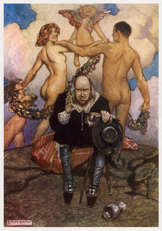 "Sevdiğimden nefret ediyorum" (renkli taş) by Byam (after) Shaw
