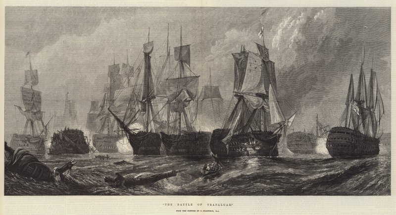 Trafalgar Savaşı by C. Stanfield