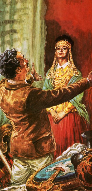 Heinrich Schliemann karısını Antik Troya