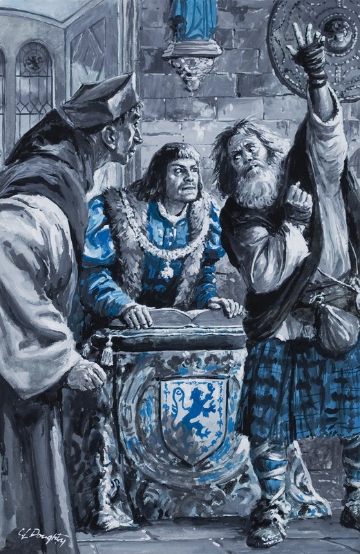 Kral 7. Henry (kağıt üzerine guaj) by C.L. Doughty