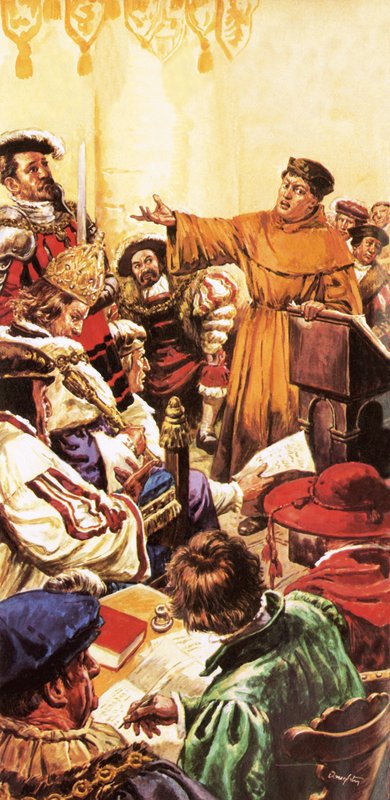 Luther, Kutsal Roma İmparatoru V. Charles