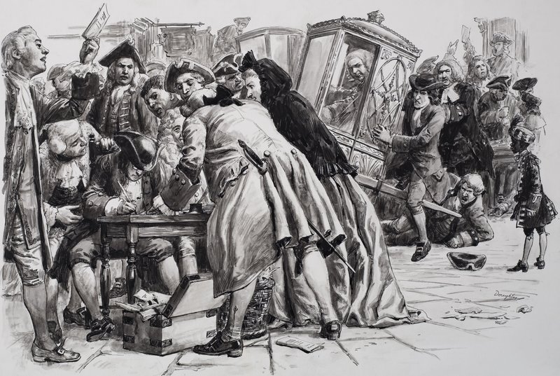 Güney Denizi Balonu (kağıt üzerine guaj) by C.L. Doughty