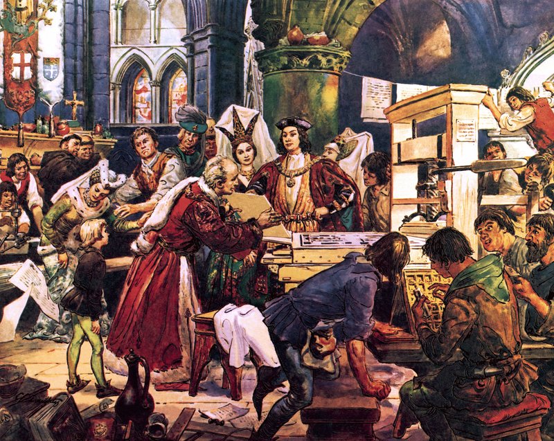William Caxton -- İngiltere