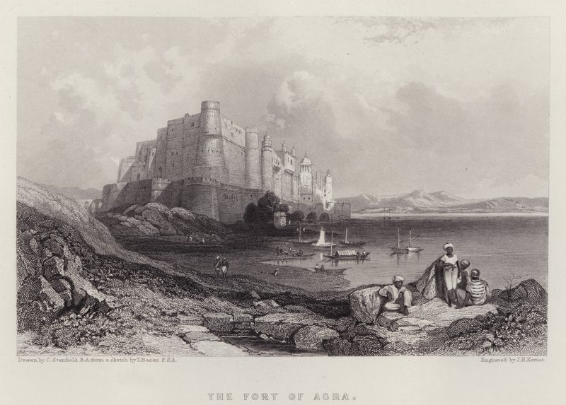 Agra Kalesi (renkli taş) by C. (after) Stanfield