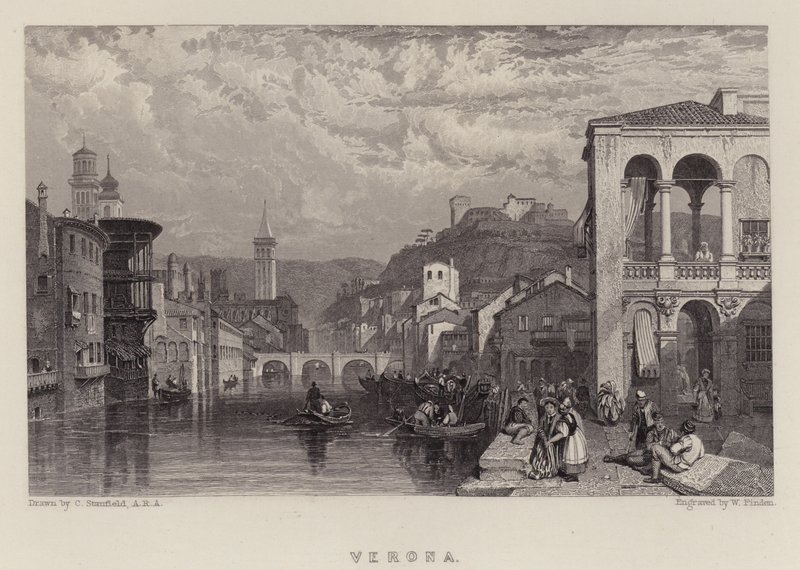 Verona (renkli taş) by C. (after) Stanfield