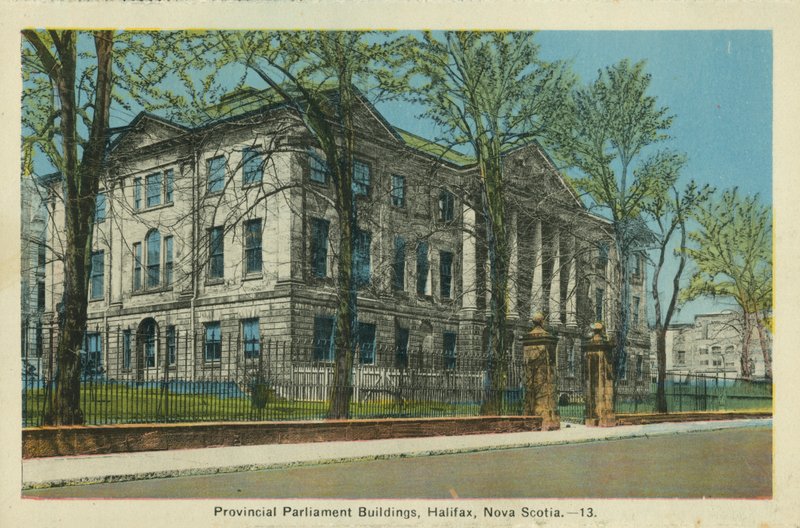 Eyalet Parlamento Binaları, Halifax, Nova Scotia (renkli fotoğraf) by Canadian Photographer