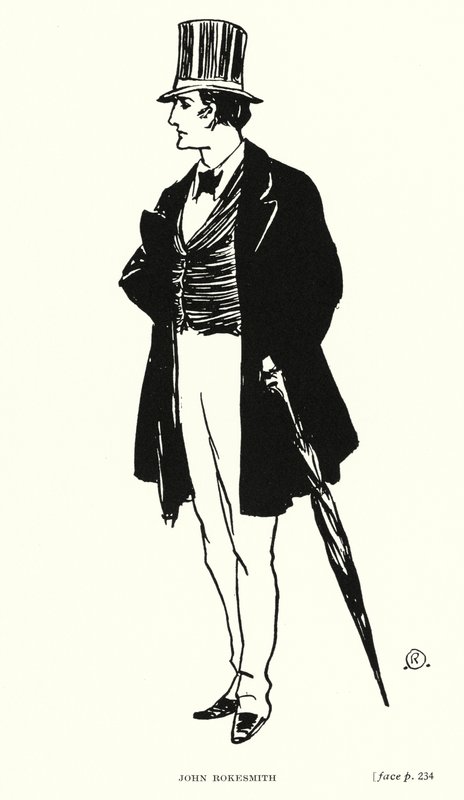 Dickens karakteri: John Rokesmith (taş) by Captain Edward Henry Handley Read
