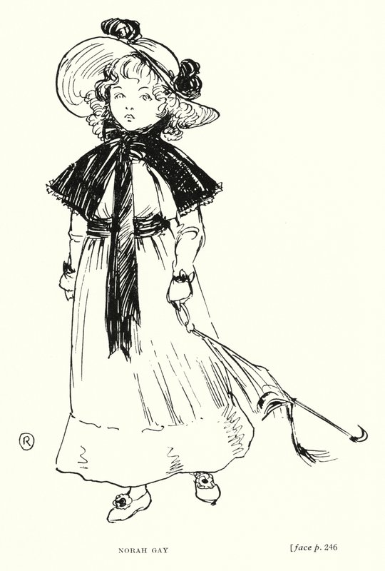 Dickens karakteri: Norah Gay (taş) by Captain Edward Henry Handley Read