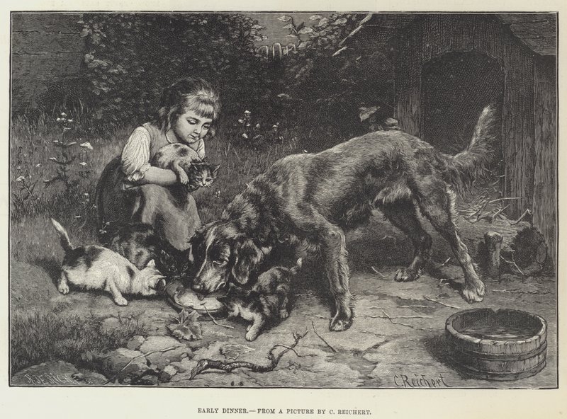 Erken akşam yemeği by Carl Reichert