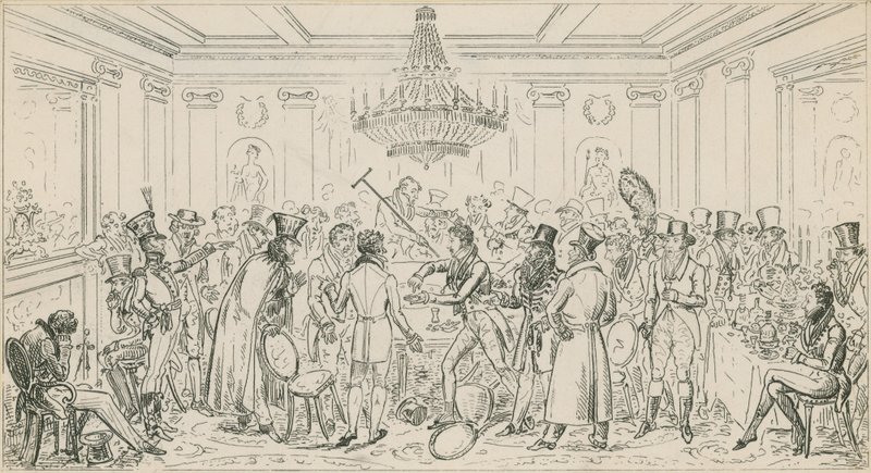 Modern cehennemin içi; dişli zarları göster by Carl Georg Adolph Hasenpflug