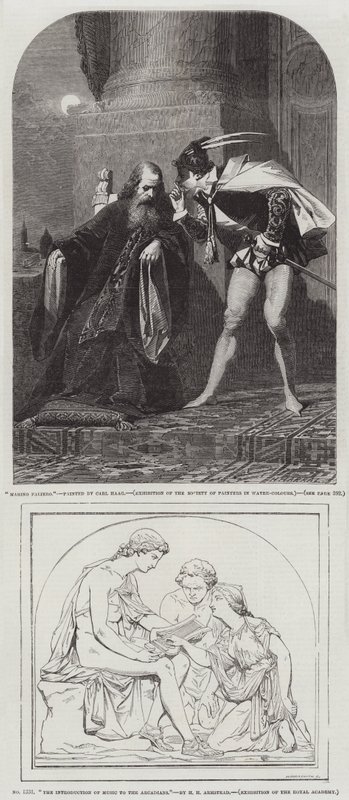 Kraliyet Akademisi Sergisi by Carl Haag
