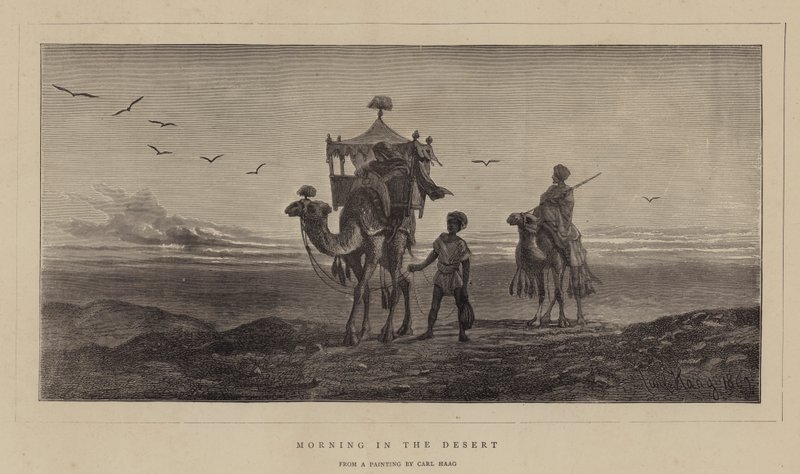 Çölde Sabah by Carl Haag