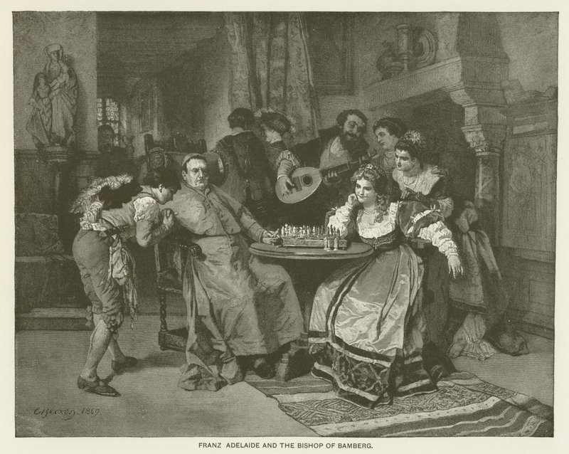 Franz Adelaide ve Bamberg Piskoposu by Carl Ludwig Friedrich Becker
