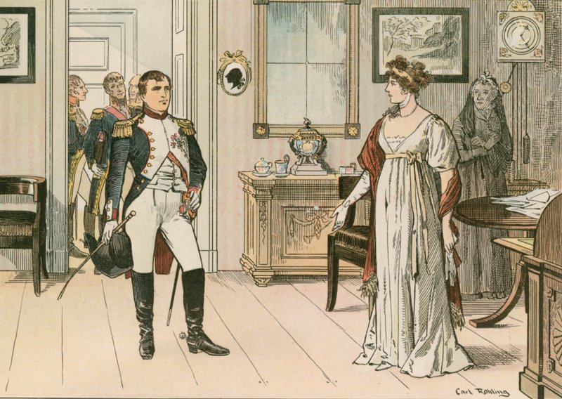 Prusya Kraliçesi Louise (1776-1810) ve Napolyon I (1769-1821), 1807