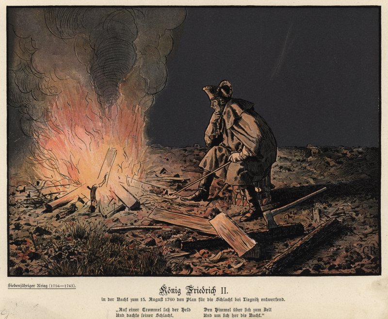 Prusya Kralı Büyük Frederick by Carl Röchling