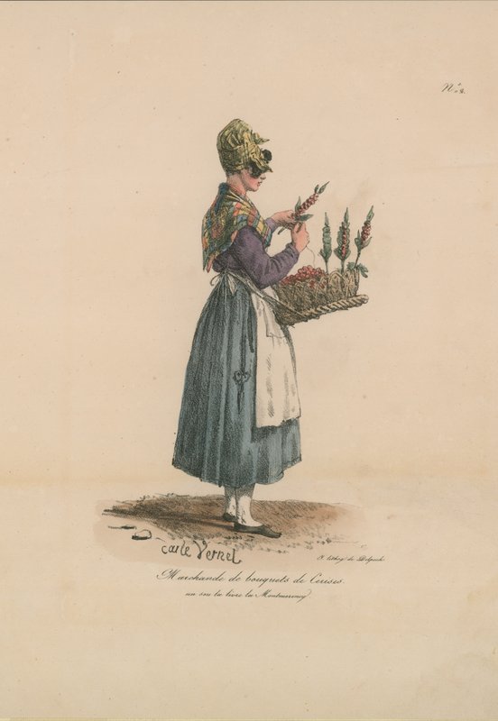 kiraz buketleri satıcısı by Carle Vernet