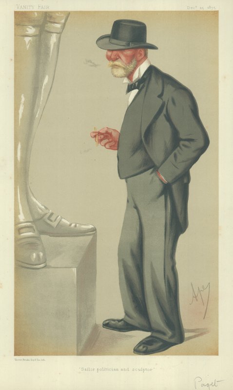 Amiral Sağ Hon Lord Clarence Paget by Carlo Pellegrini