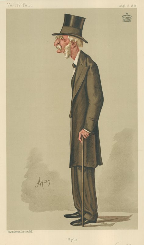 General Vikont Templetown, Upty, 18 Ağustos 1888, Vanity Fair karikatürü by Carlo Pellegrini