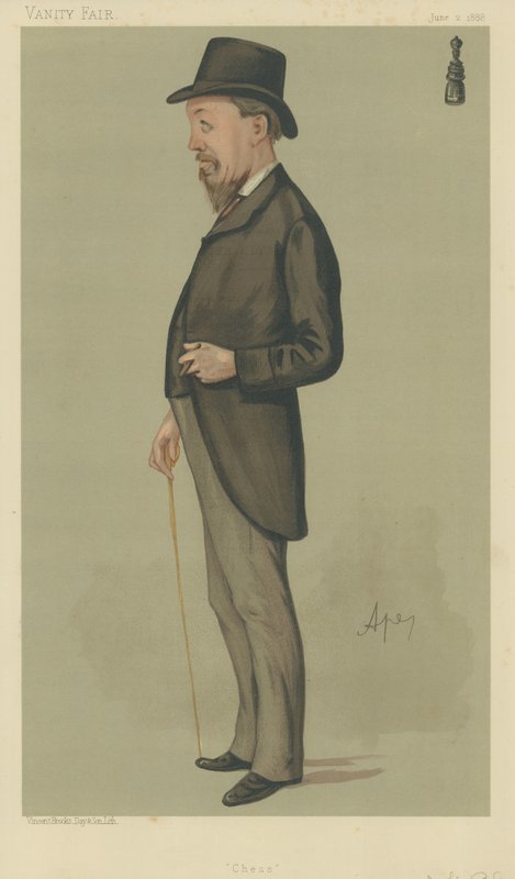 Bay Joseph Henry Blackburne by Carlo Pellegrini