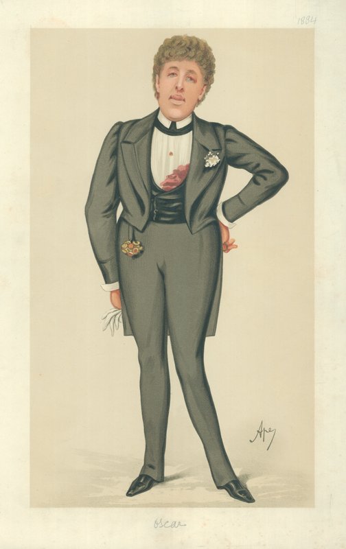 Bay Oscar Wilde, Oscar, 24 Mayıs 1884, Vanity Fair çizgi filmi by Carlo Pellegrini