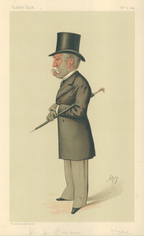 Sir Charles Lennox Wyke, Baron, 9 Şubat 1884, Vanity Fair karikatürü by Carlo Pellegrini