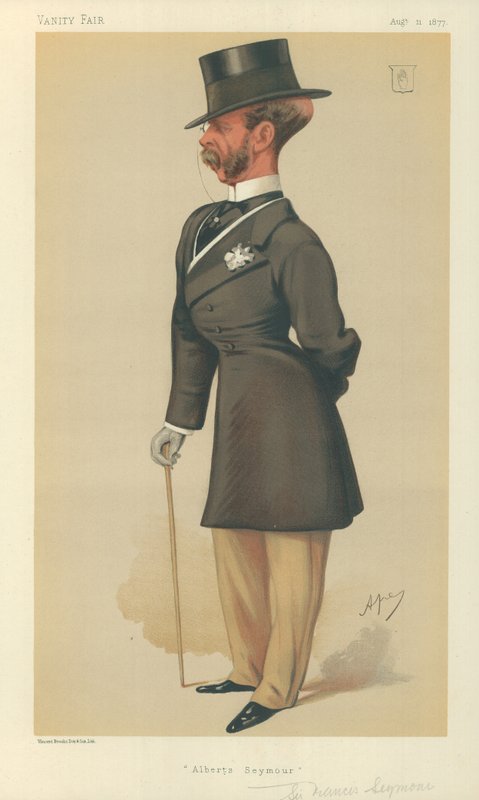 Sir Francis Seymour, Albert Seymour, 11 Ağustos 1877, Vanity Fair karikatürü by Carlo Pellegrini