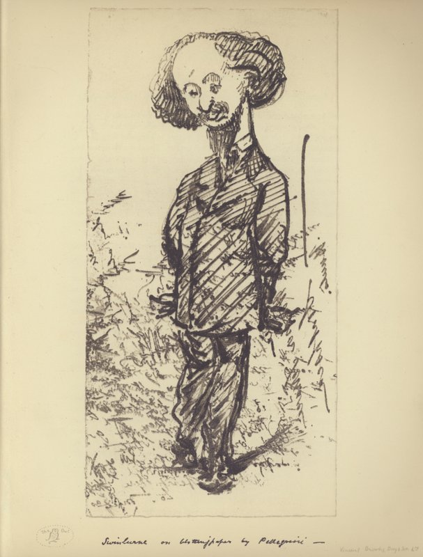 Blot Kağıdında Swinburne (İngiliz yazar Algernon Charles Swinburne